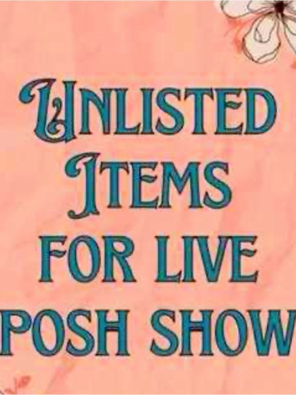 Unlisted Items